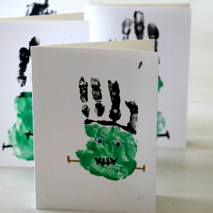 Halloween handprint activity